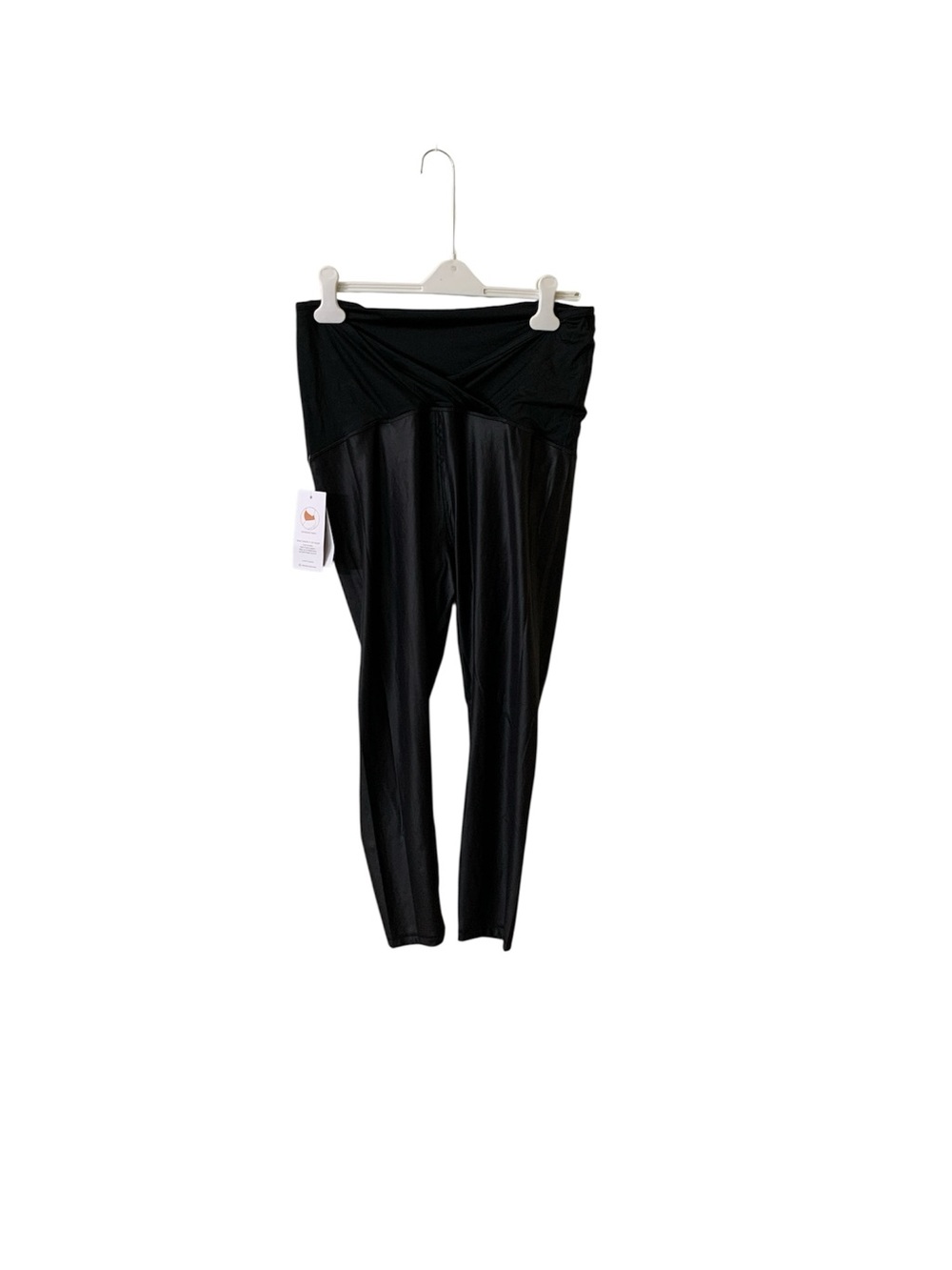 Isabel Maternity by Ingrid & Isabel Black Fold-Over Maternity Leggings